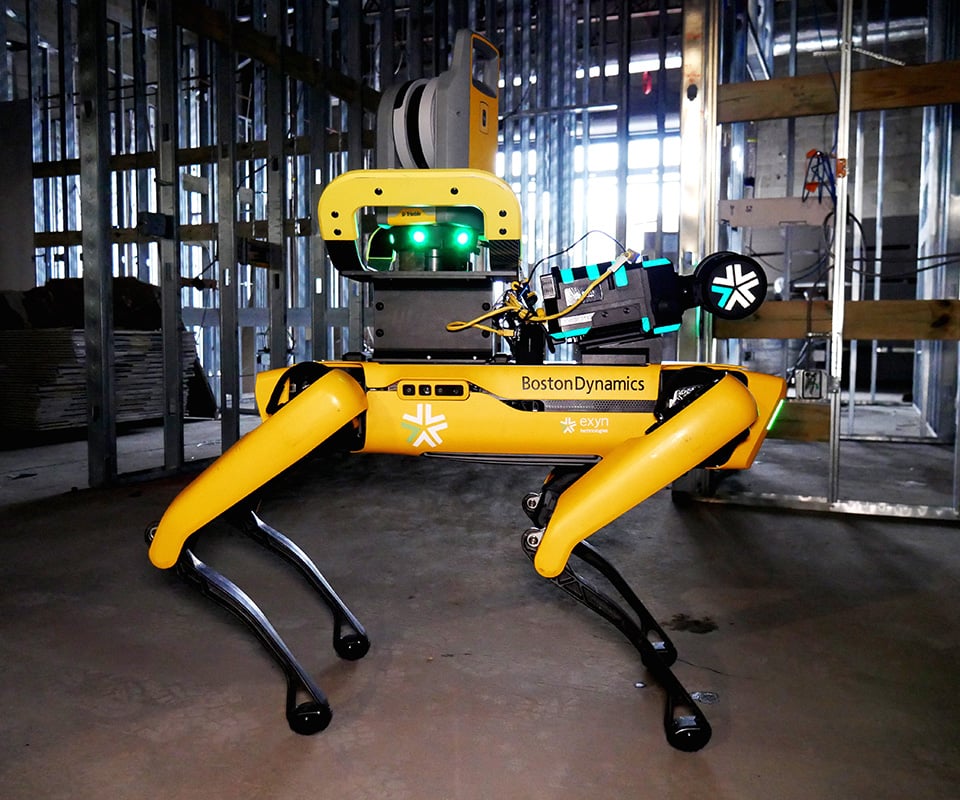 Drone 3D Mapping Software Exyn - Exyn Trimble Spot X7 Construction Sm 