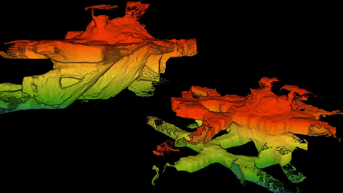 3D Drone Mapping Exyn Technologies - Big Exploration Stope TW 