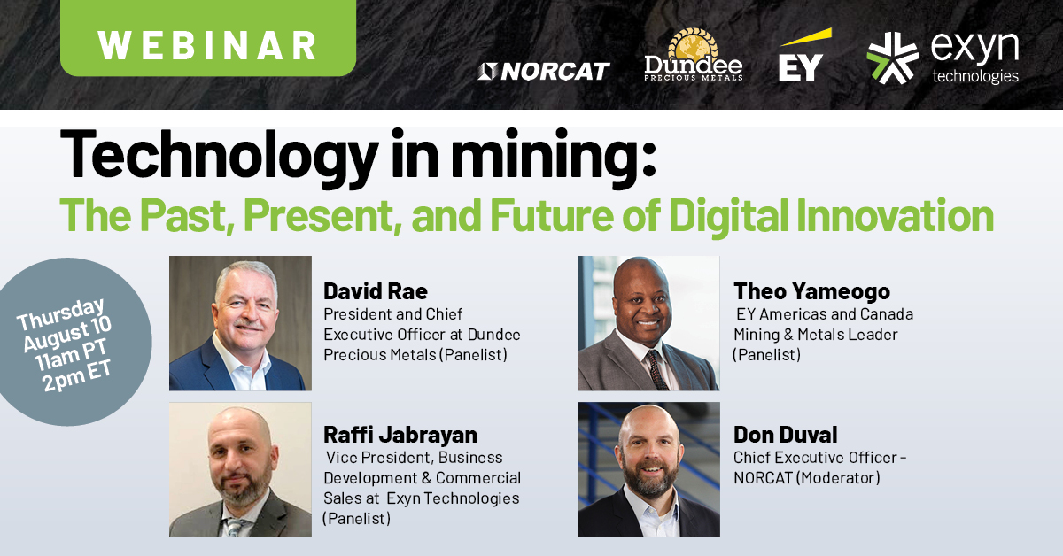 WEBINAR Technology in mining The Past, Present, and Future of Digital Innovation 1200x628 R2